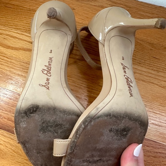 Sam Edelman Cream Heels - Picture 4 of 4